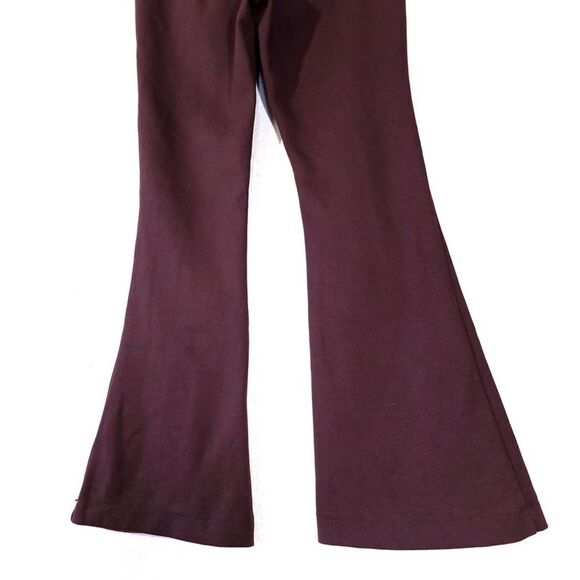 NWT Urban Outfitters UO Isabella Ponte High-Waisted Flare Pant in Chocolate XS - Picture 10 of 12